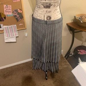 Layer pleated skirt
